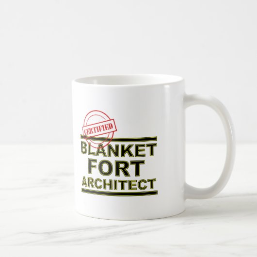 Architecte de Fort de Couverture Mug ou Gobelet de (Droite)