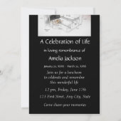 Architecte de l'architecture Invitation de la phot (Dos)