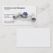 Architecte et carte de visite concepteur (Devant / Derrière)