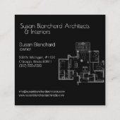 architecte et décorateur carte de visite (Dos)