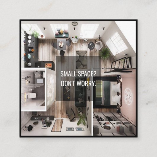 architecte et décorateur carte de visite (Devant)