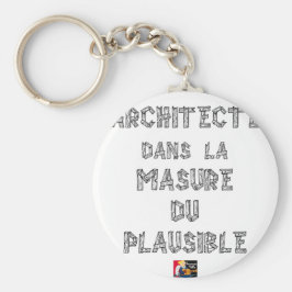 ARCHITECTE, IN DE MASUSUUR VAN HET PLAUSIBEL SLEUTELHANGER