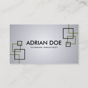 Architecte intérieur - cartes de visite