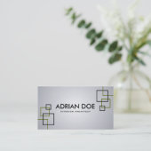 Architecte intérieur - cartes de visite (Debout devant)