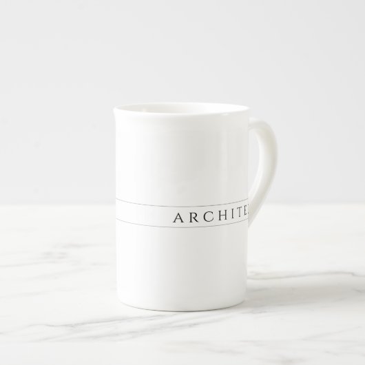 ARCHITECTE Oone Chine Mug / Noir (Devant droit)
