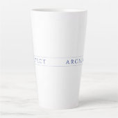 ARCHITECTE Tall Latte Mug / Navy (Devant)