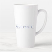 ARCHITECTE Tall Latte Mug / Navy (Droite)