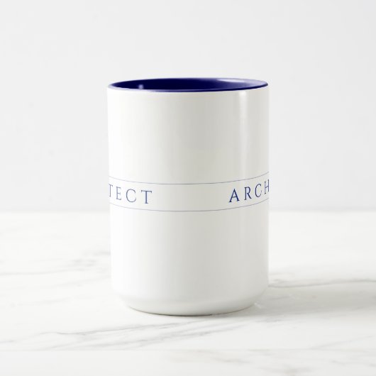 ARCHITECTE Tall Navy Combo Mug (Centre)