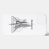 Architecten Case-Mate iPhone Case (Achterkant (horizontaal))