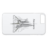 Architecten Case-Mate iPhone Case (Achterkant (Horizontaal))