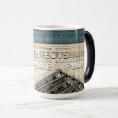 Architecten hebben altijd een plan, Cadeau voor Ar Magische Mok (Voorkant rechts)