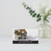Architecten of Visitekaartje voor de bouw (Staand voorkant)