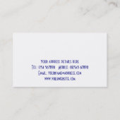 Architectes / Carte de visite de construction (Dos)