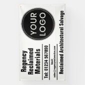 Architectonale Opknapmaterialen & Logo Spandoek (Verticaal)