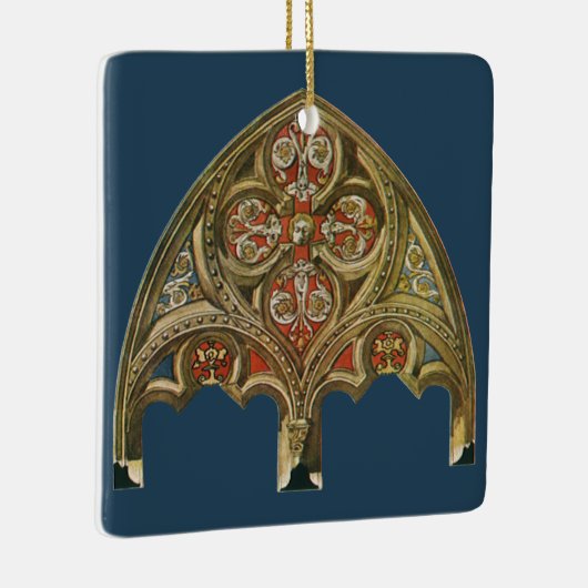  architectonisch element, decoratieve cirkels keramisch ornament (Rechts)