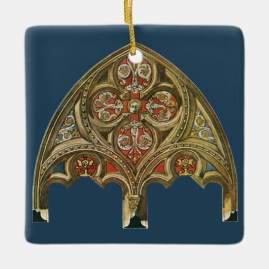  architectonisch element, decoratieve cirkels keramisch ornament (Voorkant)