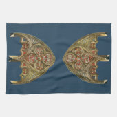 architectonisch element, decoratieve cirkels theedoek (Horizontaal)