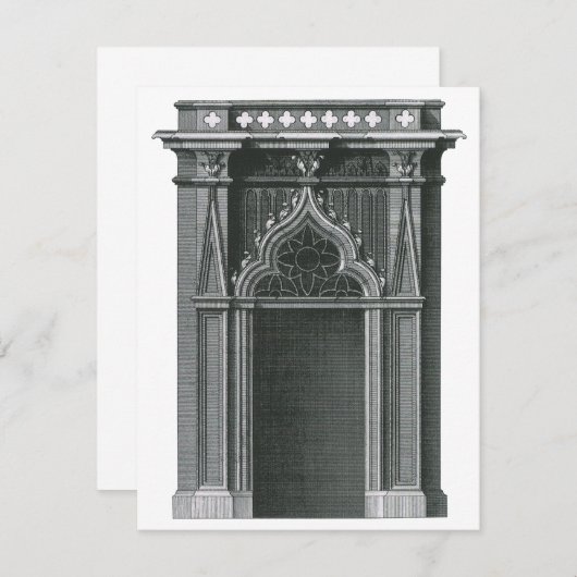  architectonisch element, Gothic Doorway (Voorkant / Achterkant)