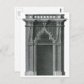  architectonisch element, Gothic Doorway Briefkaart (Voorkant / Achterkant)