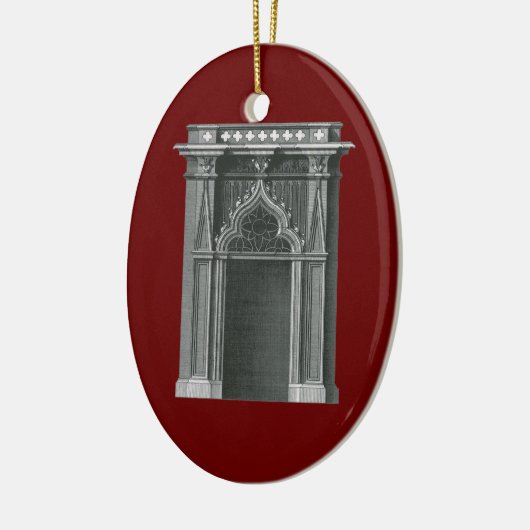 architectonisch element, Gothic Doorway Keramisch Ornament (Links)