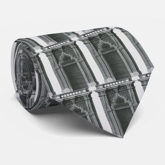 architectonisch element, Gothic Doorway Stropdas (Opgerold)