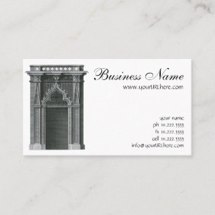  architectonisch element, Gothic Doorway Visitekaartje