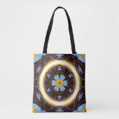 Architectonische Abstracte Canvas tas (Voorkant)