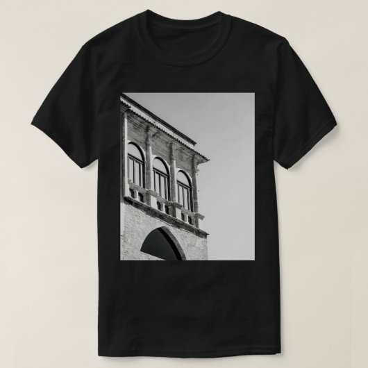architectonische gevel t-shirt (Design voorkant)