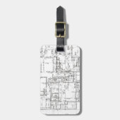 Architects Alles! Bagagelabel (Voorkant verticaal)