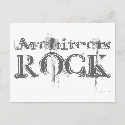 Architects Rock Briefkaart (Voorkant)