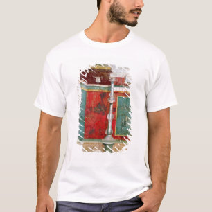 Architecturaal detail met een landschap t-shirt