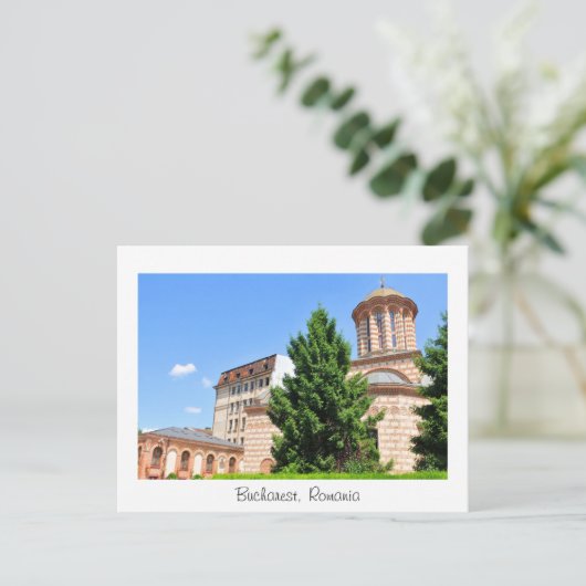 Architecturaal detail van de oude Roemeense kerk Briefkaart (Staand voorkant)