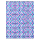 Architecturaal labyrint met Aqua Green en Paars Tafelkleed (Voorkant)