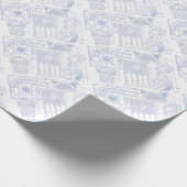 Architecturaal overzicht cadeaupapier (Hoek)