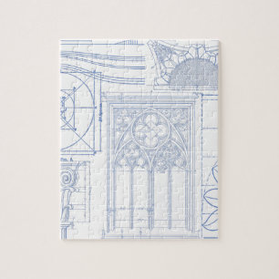 Architecturaal overzicht legpuzzel