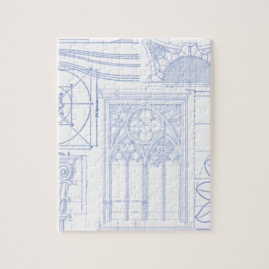 Architecturaal overzicht legpuzzel (Verticaal)