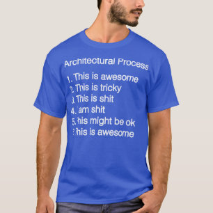 Architecturaal proces t-shirt