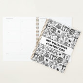 Architectural Blueprint Engineer noir et blanc (Devant avec enveloppe)