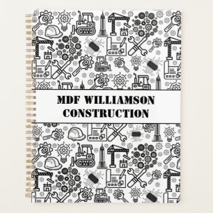 Architectural Blueprint Engineer noir et blanc