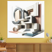 Architectural Formscape Canvas Afdruk (Insitu (Woonkamer))