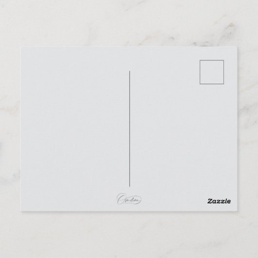 Architecturale portaalschets briefkaart (Achterkant)