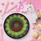 Architecturale rozet nr. 2 papieren bordje (Feest)