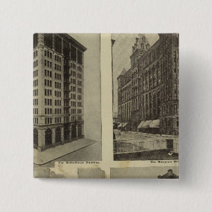 Architecturale stevigheid in Portland, Oregon Vierkante Button 5,1 Cm