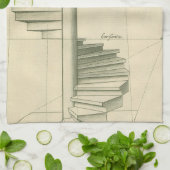  architecturale trappen, werveltrap theedoek (Gevouwen)