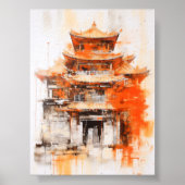 Architecture Asiatique : Une Étonnante Affiche De  (Devant)