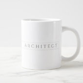 ARCHITECTURE Big White Mug / Grey (Droite)