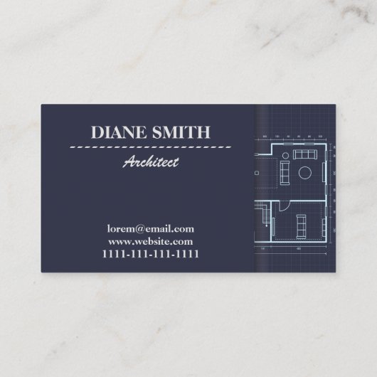 ARCHITECTURE CARTE DE VISITE (Dos)