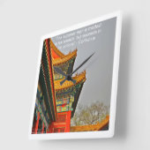 Architecture Chinoise Ancienne & Horloge Murale Co (Angle)