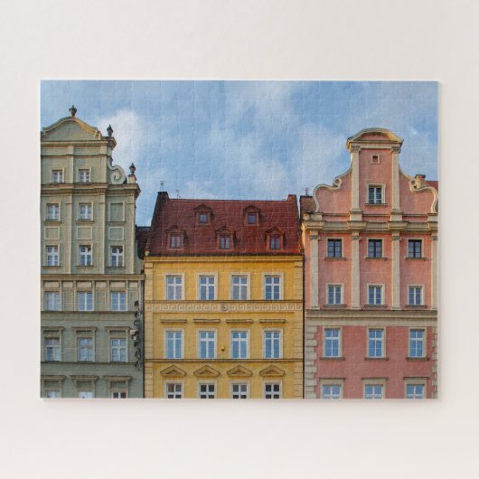 Architecture Colorée Wroclaw Pologne Puzzle (Horizontal)