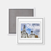 Architecture de Biélorussie Église Paysage Aimant (Recto/Verso)